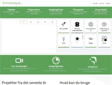 Tablet Screenshot of energiforskning.dk